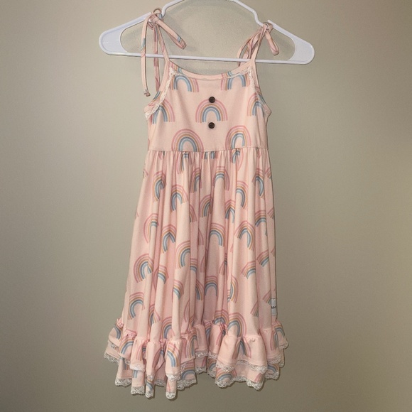 Jane + Jo Rainbow Tie Strap Boutique House Dress